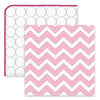 SwaddleDuo - Mod Circles + Chevron, Pink