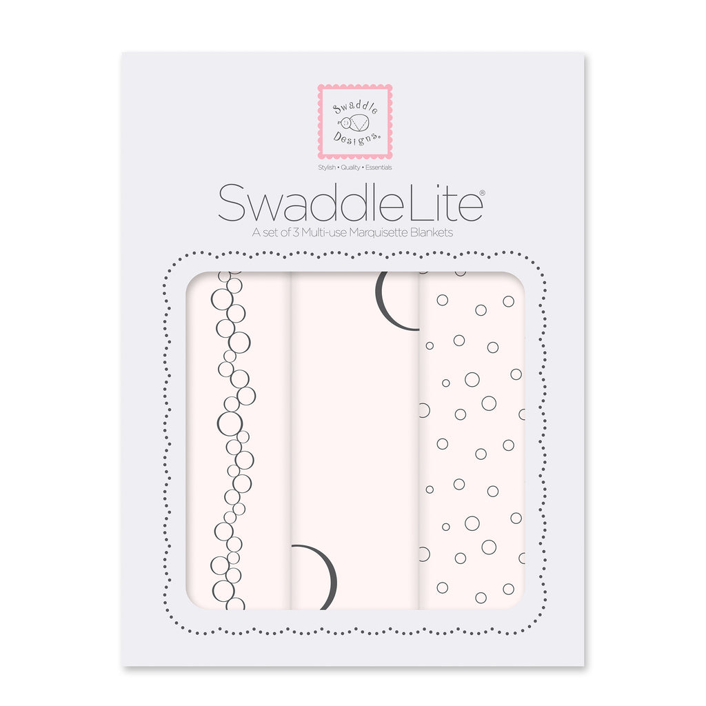 SwaddleLite - Bubbly, Soft Pink