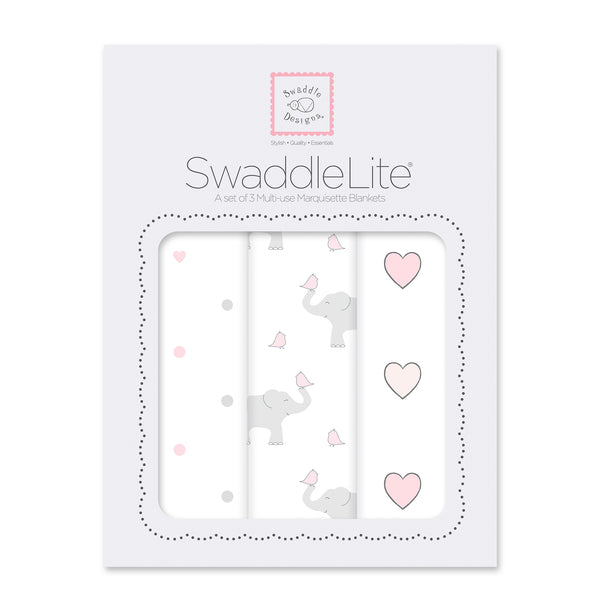 NEW! SwaddleLite - Sweet Elephants