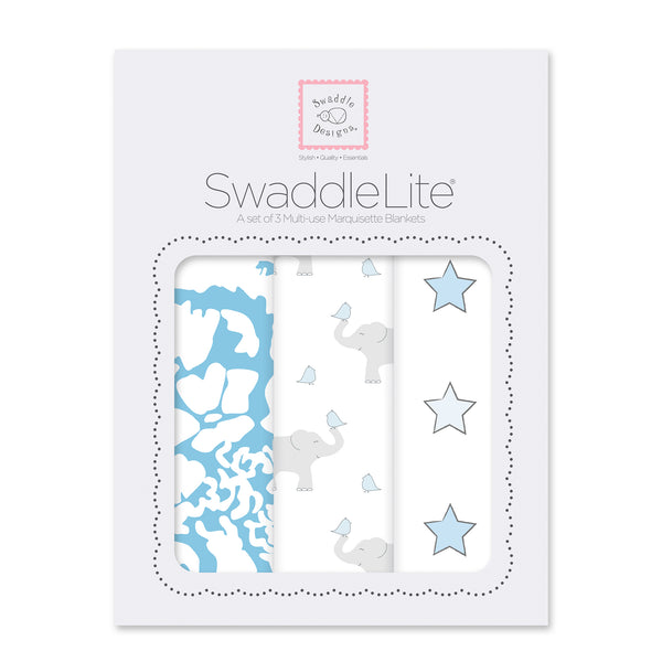 NEW! SwaddleLite - Elephant Stars