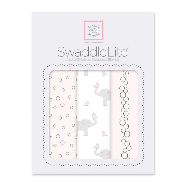 NEW! SwaddleLite - Elephants & Bubbles