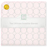 Ultimate Swaddle Blanket - Sterling Mod Circles, Sunwashed Pink
