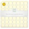 Ultimate Swaddle Blanket - Sterling Mod Circles, Sunwashed Yellow, Pale Banana