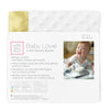 NEW! Baby Lovie -  White Plush Dots with Bright Yellow Trim