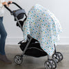 SwaddleDuo - Brown Mod Circles + Cute & Calm, Blue
