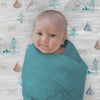 Muslin Swaddle Blankets - Earthtone 4-Pack, Patagonia