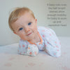 Organic Transitional Swaddle Sack - Arms Up 1/2-Length Sleeves & Mitten Cuffs, Soft Pink