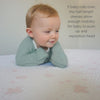 Organic Transitional Swaddle Sack - Arms Up 1/2-Length Sleeves & Mitten Cuffs, Watercolor Little Cherries