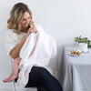 Ultimate Swaddle Blanket - Mama, Papa, & Baby Owl, Sterling
