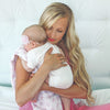 Muslin Swaddle Blankets - Heavenly Floral Shimmer (Set of 4), Pink -- LIMITED TIME OFFER