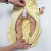 Baby Velvet Non Weighted zzZipMe Sack -  Pastel Trim, Yellow