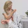 Muslin Swaddle Blankets - Gold and Graphite with Shimmer (Set of 4)