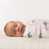 Marquisette Swaddle Blankets - Little Doggie + Simple Stripes (Set of 2)