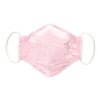 3-Layer Woven Cotton Chambray Face Mask, Pink, Skater Spiral