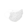 Clearance - 2-Layer Cotton Mask with NO Headband - Bubble Dots, Soft Black, Large