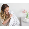 Muslin Swaddle Single - XOXO, Soft Black - ONLY 8 LEFT!