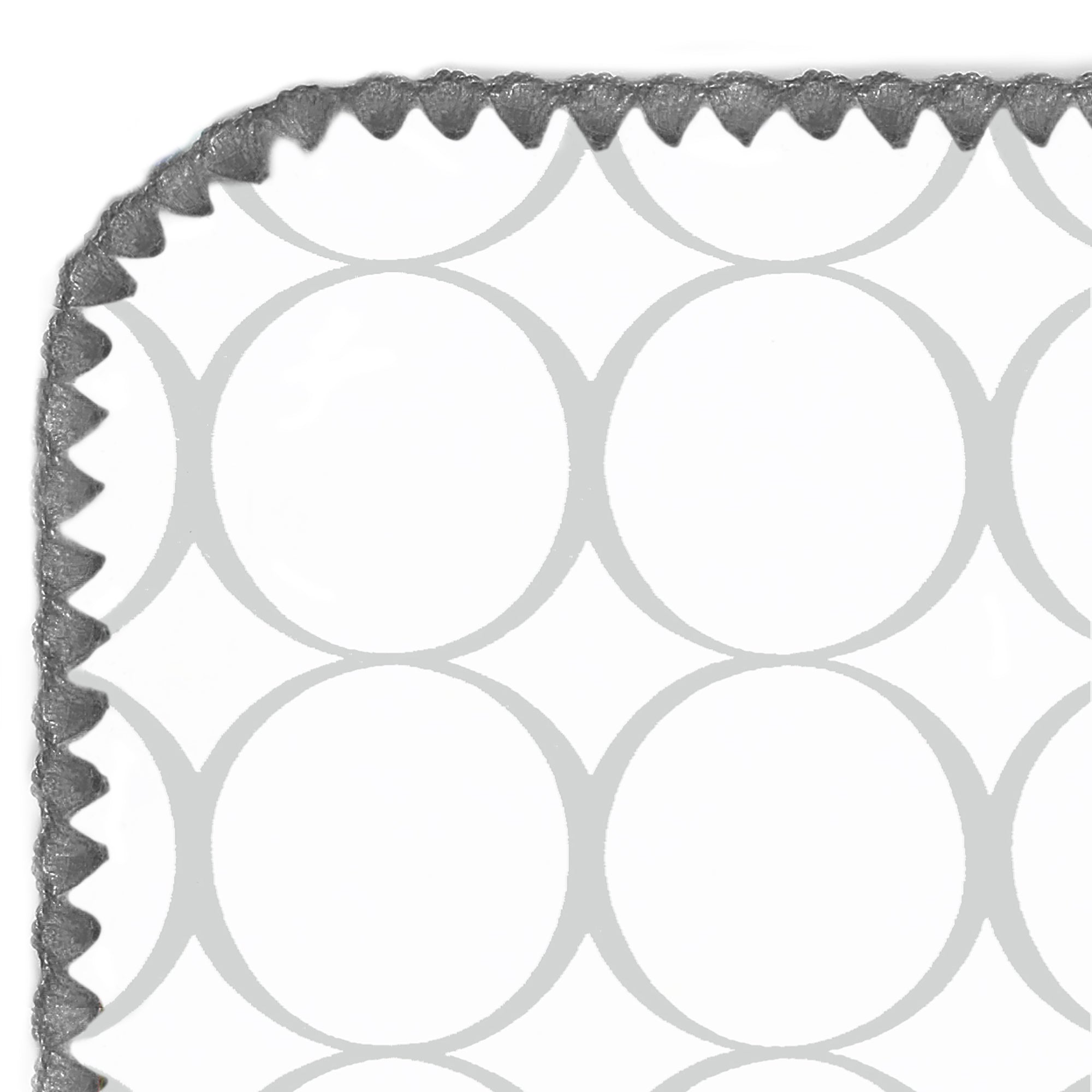 Ultimate Swaddle Blanket Mod Circles on White, Sterling SwaddleDesigns