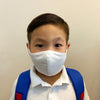 Kids Face Mask, 2-Layer Cotton Flannel, Bulk, Faded Denim