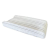 Muslin Changing Pad Cover - 3 Color Stripe Shimmer, Sterling