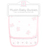 Muslin Baby Burpies - Classic Collection (Set of 2), Pastel Pink