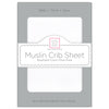 Muslin Fitted Crib Sheet - Pure White
