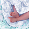 Marquisette Swaddle Blanket - Lush, Sterling - LIMITED TIME DEAL