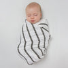 Muslin Swaddle Blankets - Gold and Graphite with Shimmer (Set of 4)