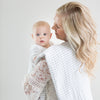 Muslin Swaddle Blankets - Gold and Graphite with Shimmer (Set of 4)