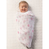Muslin Swaddle Single - Pink Thicket