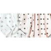 SwaddleDuo - Dots and Cupcakes, Soft Pink