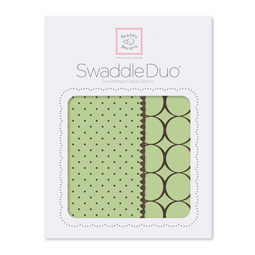 SwaddleDuo - Lime Modern