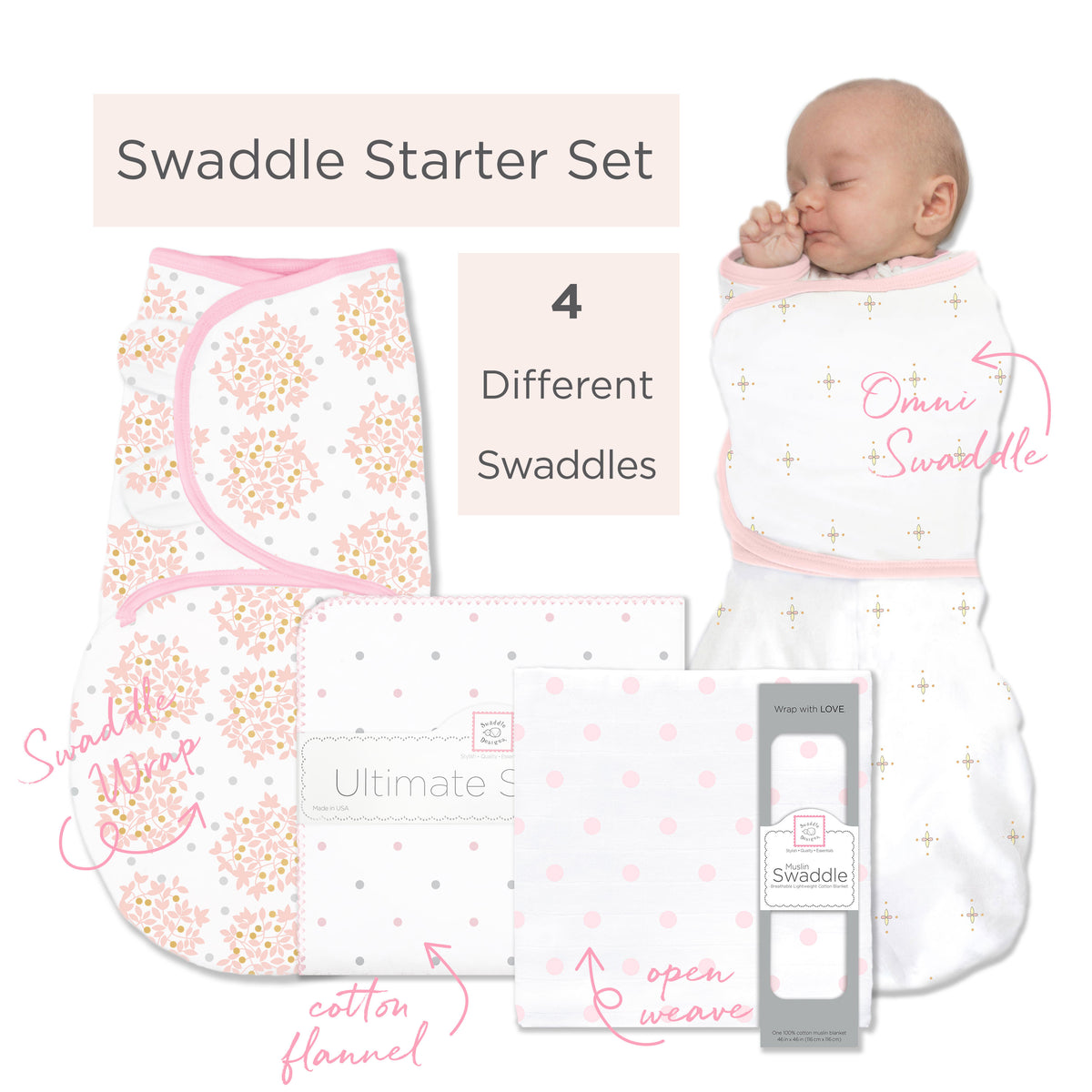 Swaddle Starter Sets SwaddleDesigns