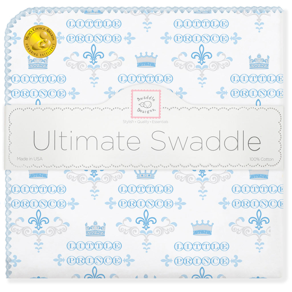 Ultimate Swaddle Blanket - Little Prince, Pastel Blue