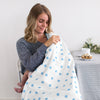 Ultimate Swaddle Blanket - Little Chickies, Blue