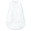 Muslin Non-Weighted zzZipMe Sack  - French Dots, Pastel Blue