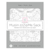 Muslin Non-Weighted zzZipMe Sack - Starshine, Sterling