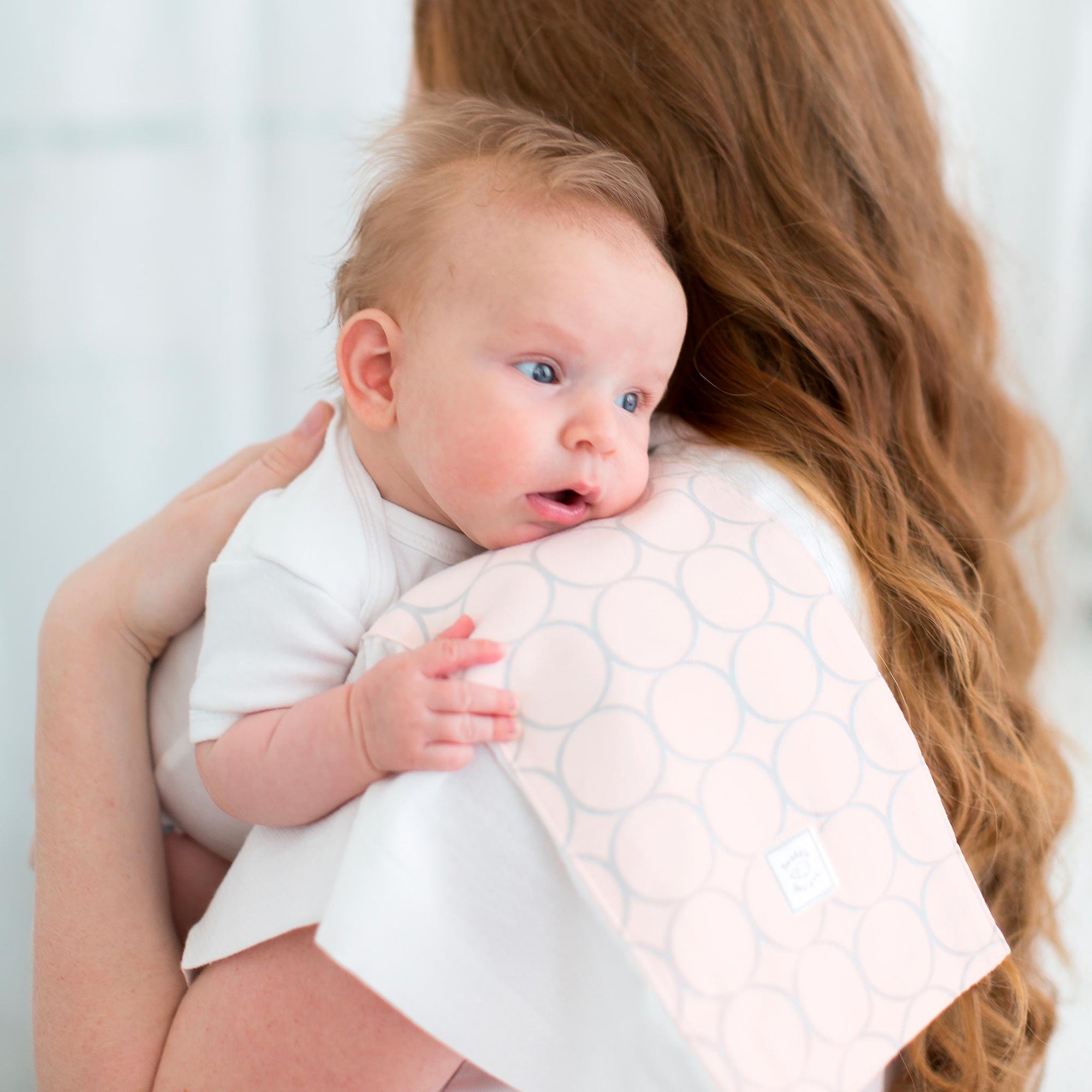 Ultimate Swaddle, Burpie and Marquisette Newborn Gift Set Pink SwaddleDesigns