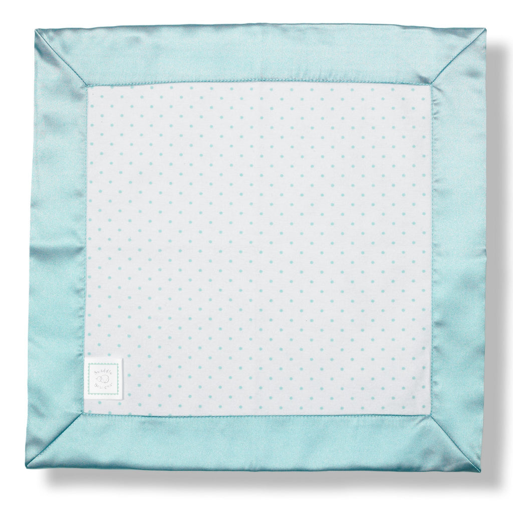 Cotton Baby Lovie - Polka Dots, Turquoise - Customized