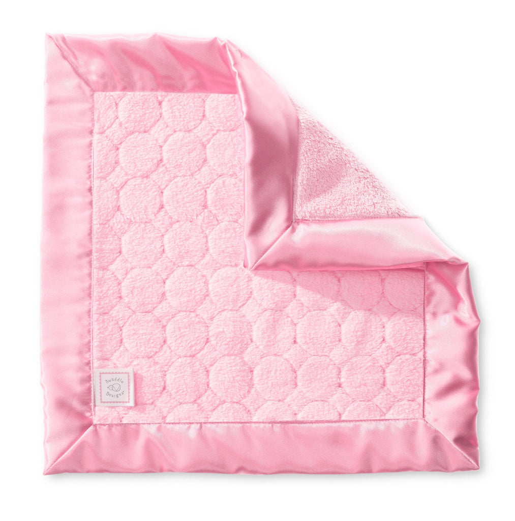 Cozy Baby Lovie - Puff Circles, Pink - Customized