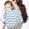 Baby Burpies - Chevron, Blue