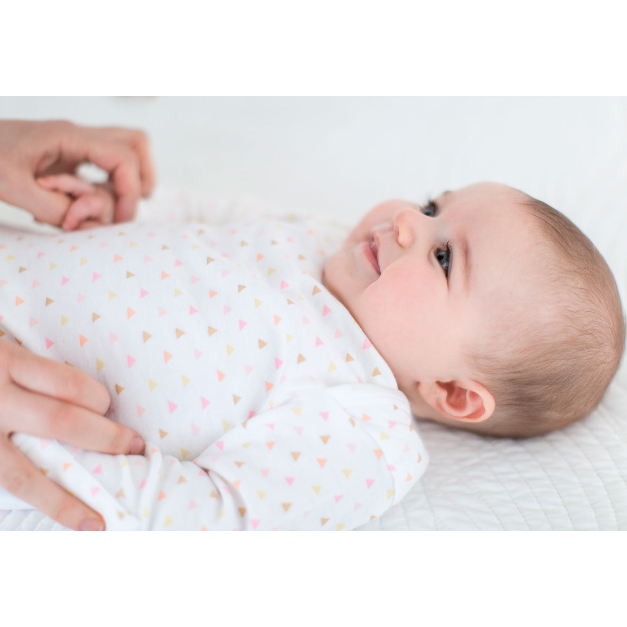 Muslin NonWeighted zzZipMe Sack Set Butterflies + Tiny Triangles, P SwaddleDesigns