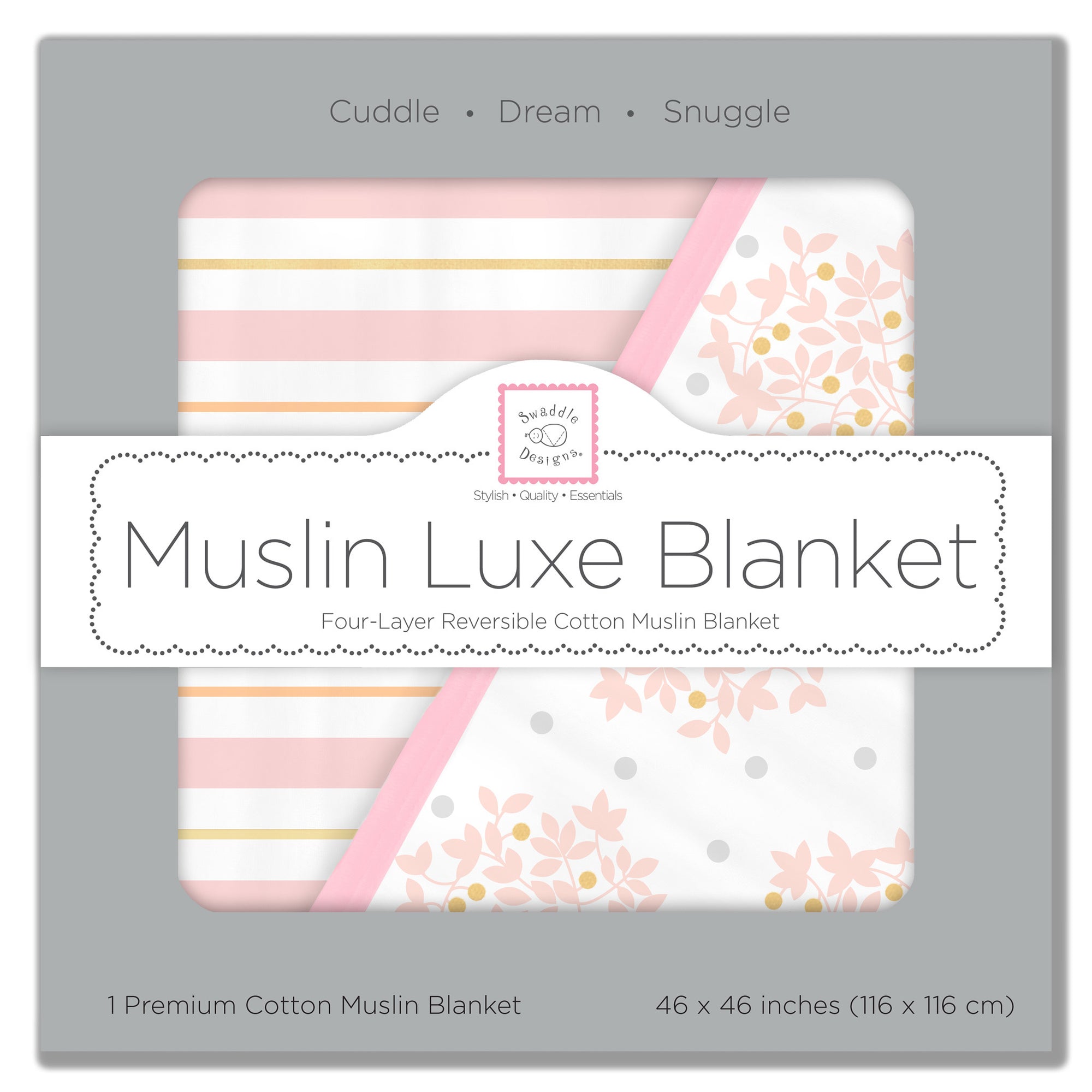 Muslin Luxe Blanket 4Layers of Incredibly Soft Muslin Great for T SwaddleDesigns