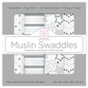 Muslin Swaddle Blankets - Starshine Shimmer (Set of 4)