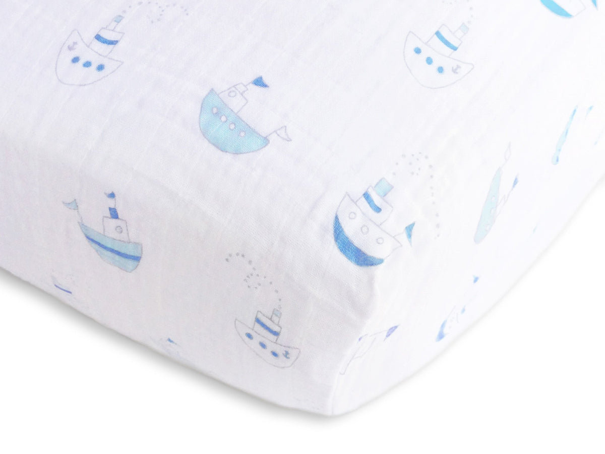Cotton Muslin Crib Sheets SwaddleDesigns
