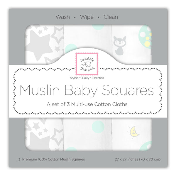 Muslin Squares - Classic Collection (Set of 3)