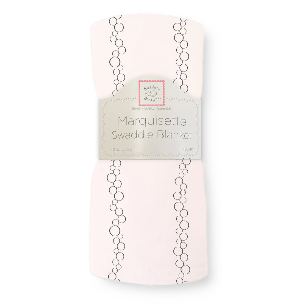 Marquisette Swaddle Blanket - Champagne