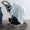 Marquisette Swaddle Blanket - Jewel Tone Circles, True Blue - ONLY 1 LEFT