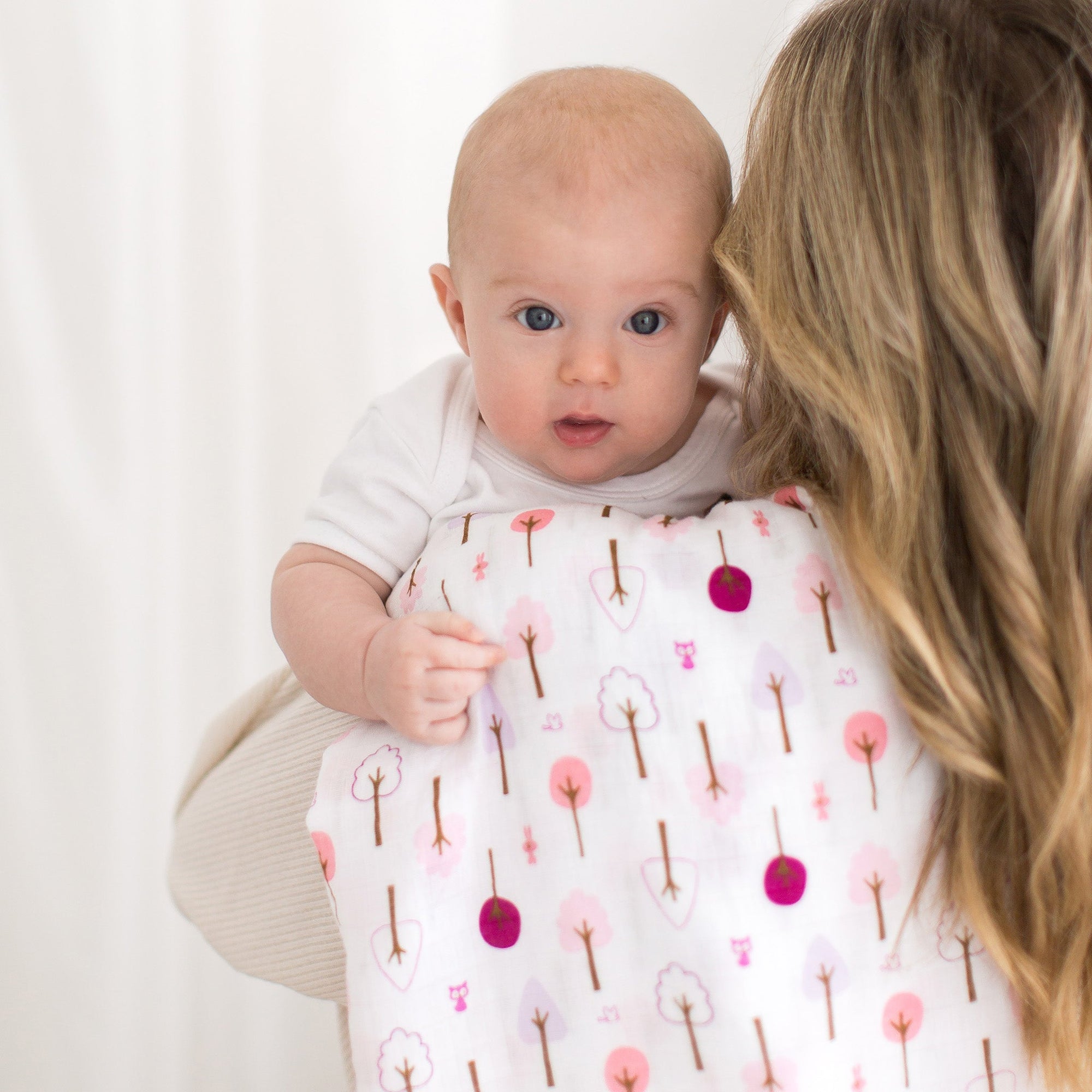 SwaddleDuo Lavender Mod Circles + Cute & Calm SwaddleDesigns