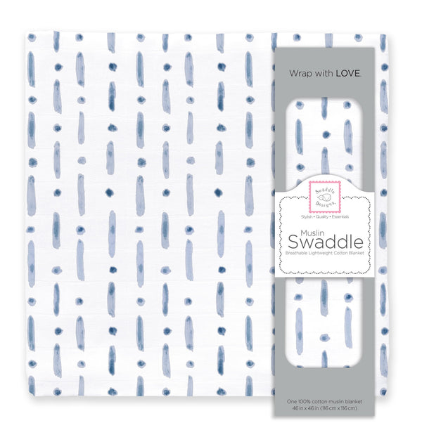 Muslin Swaddle Single - Watercolor i Exclaim !