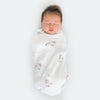 Muslin Swaddle Blanket - Unicorn, Pink with Touch of Gold Shimmer